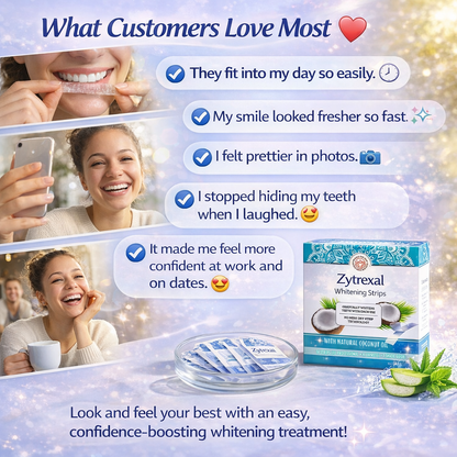 🦷 Restore a Naturally Brighter Smile ✨ Gentle whitening that cares for your teeth
