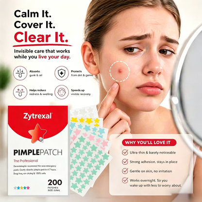 One Patch. One Breakout. Done. 😌✨ Stop stressing your skin. Let Zytrexal handle it for you. 🛡️💧