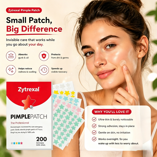 One Patch. One Breakout. Done. 😌✨ Stop stressing your skin. Let Zytrexal handle it for you. 🛡️💧
